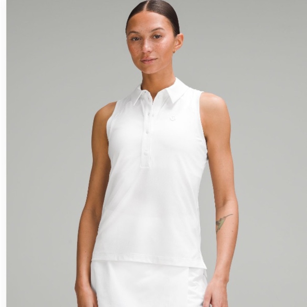 Lululemon Quick Dry Sleeveless Polo Shirt